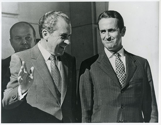 Gregorio López Bravo y Richard Nixon